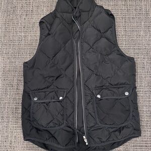 Woolrich Black Quilted Duck-down Vest